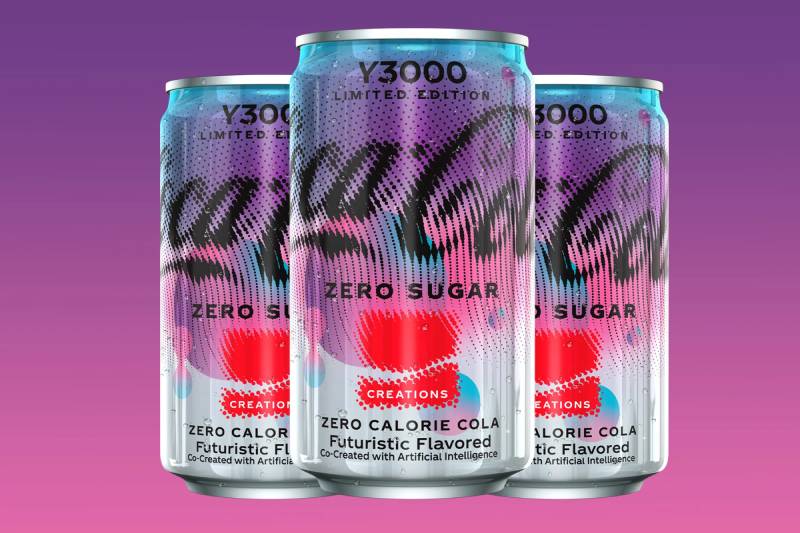 Coca-Cola promoting Y3000 limited-edition flavor Coke and zero Sugar