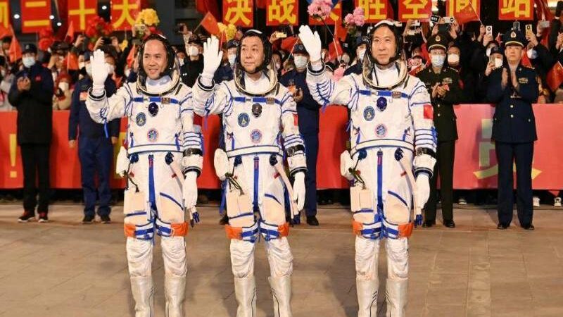 China sends a new three-person crew to the Tiangong space station