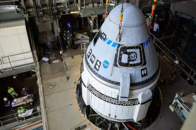 NASA plans to launch the Boeing Starliner’s first crew in April