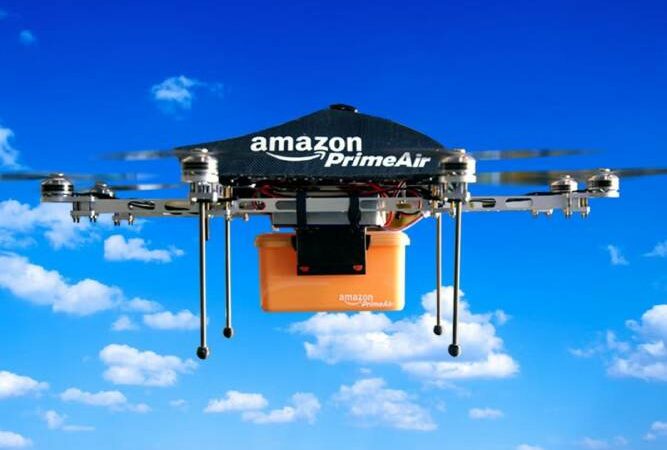 Amazon employs drones for Prime Air drone deliveries of medical supplies