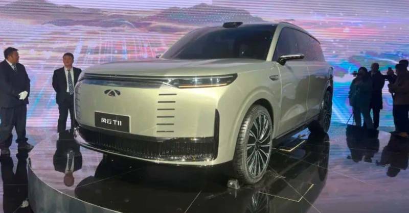 Chery unveils concept automobiles A9 and T11 as part of the debut of their new energy vehicle line, “Fengyun”