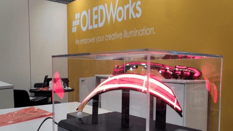 At CES 2024, OLEDWorks will launch a new brand of automotive lighting