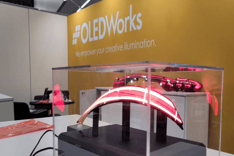 At CES 2024, OLEDWorks will launch a new brand of automotive lighting