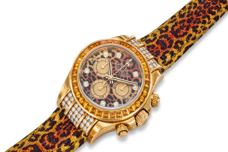 Auction Record is Broken by Elton John’s Leopard-Print Rolex Daytona