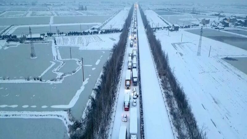 China’s Lunar New Year Travel is Halted by Snow
