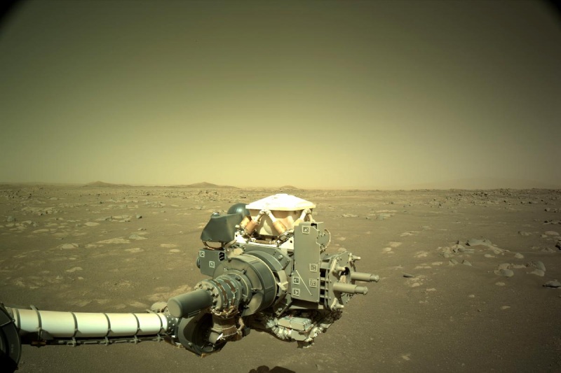 Damaged Helicopter Discovered by NASA Rover in the Heart of the Martian Desert