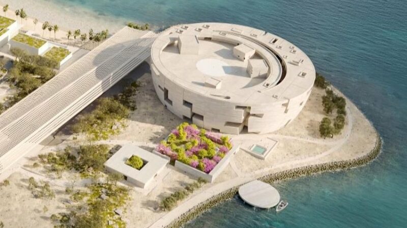 Herzog & De Meuron Reveals Concrete Museum on Qatari Island