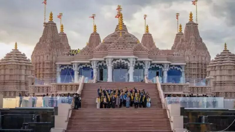 PM Modi Inaugurates First Hindu Temple in UAE, BAPS Mandir