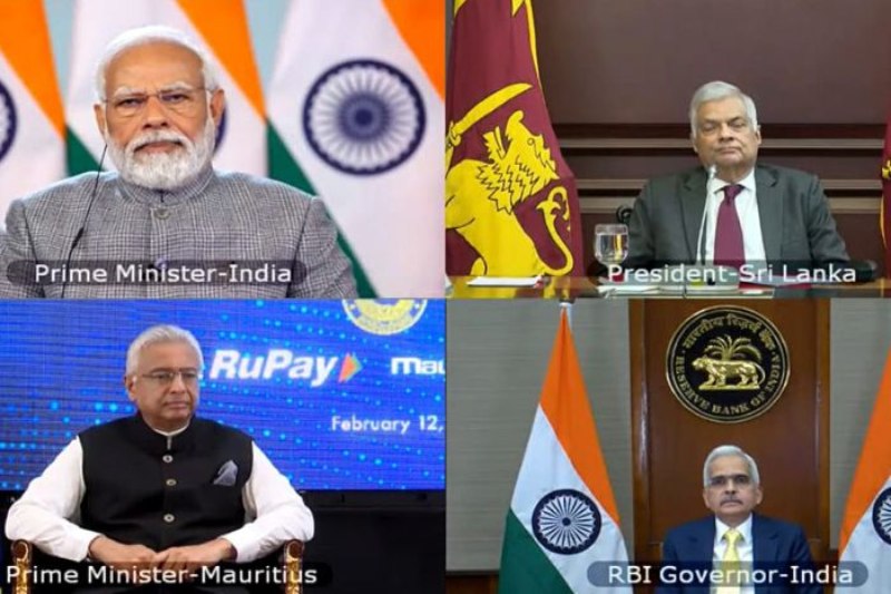 PM Modi Virtually Launches India’s UPI Services in Sri Lanka and Mauritius