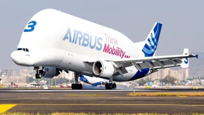 EUTELSAT 36D Satellite, Manufactured by Airbus, Transported to the Launch Site Inside the BelugaST