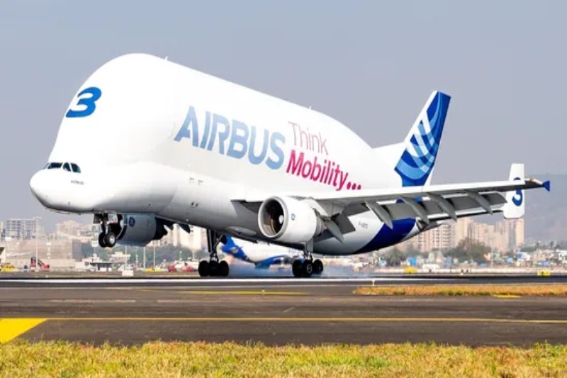 EUTELSAT 36D Satellite, Manufactured by Airbus, Transported to the Launch Site Inside the BelugaST