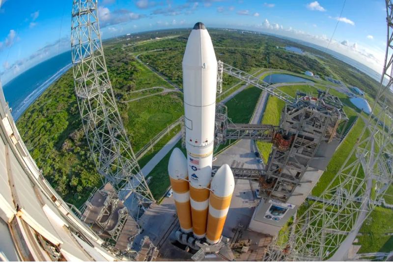 Just Prior to Liftoff, the Last Delta IV Heavy Rocket Launch was Halted