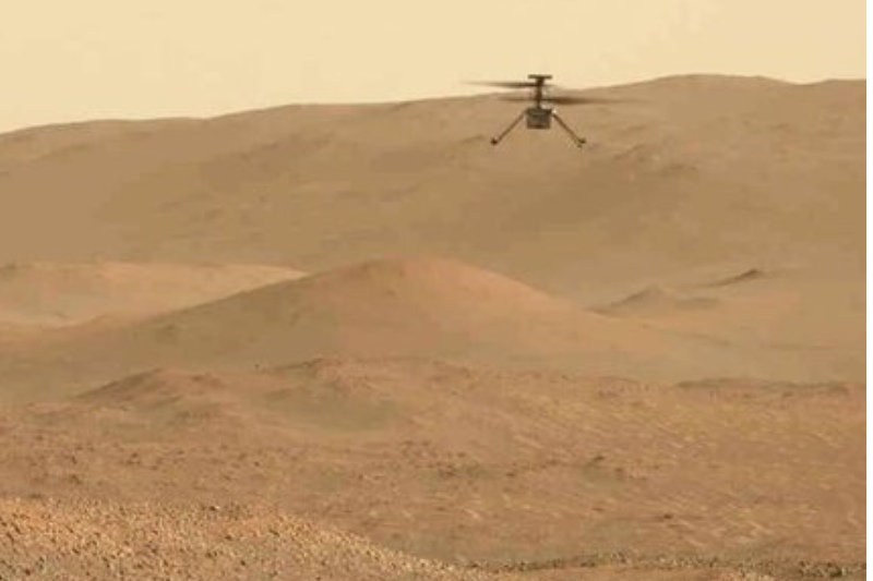 Using Remote Imaging, Scientists Find the Fractured Rotor Blade of the Damaged Mars Helicopter