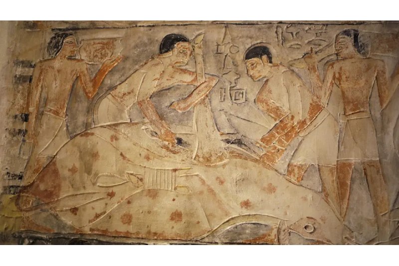 Vibrant Depictions of Everyday Life Found in a 4,300-Year-old Egyptian Tomb