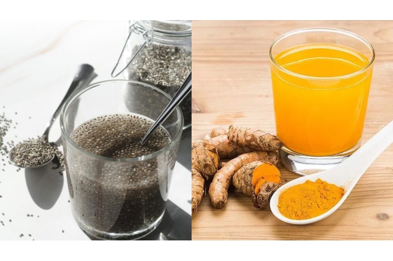 What Happens if Raw Turmeric Water is Mixed with Chia Seeds?