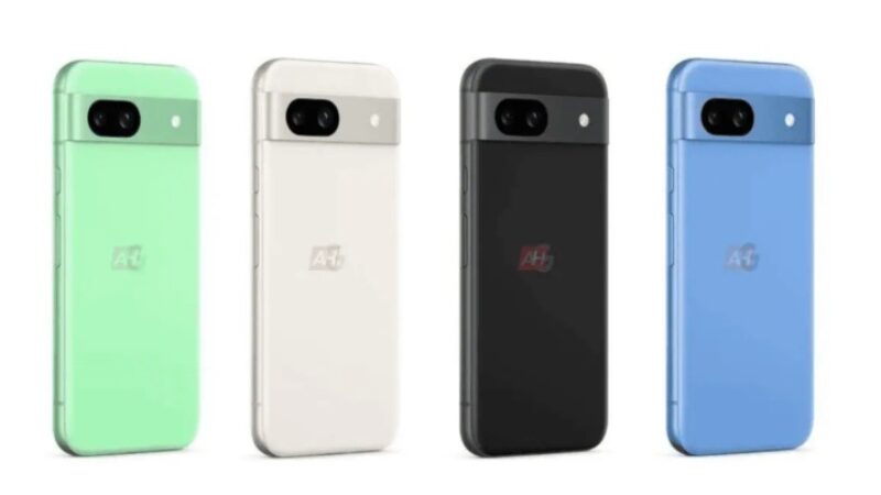 Here is the Google Pixel 8a in Each of the Four Colors
