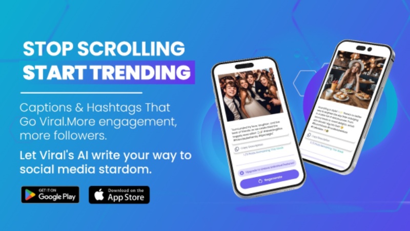 AI App “Viral My Post” Generates Engaging Captions and Hashtags for Instagram, Facebook, Twitter and LinkedIn Photos