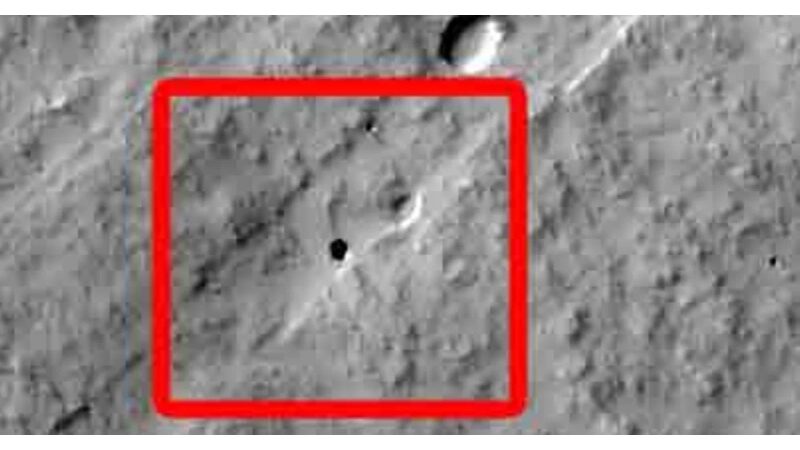 Unknown Circular Crater Found on the Martian Surface by a NASA Orbiter