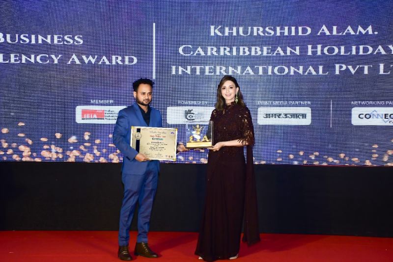 Caribbean Holidays International Pvt. Ltd. Receives Prestigious Tourism & Hospitality Excellence Award