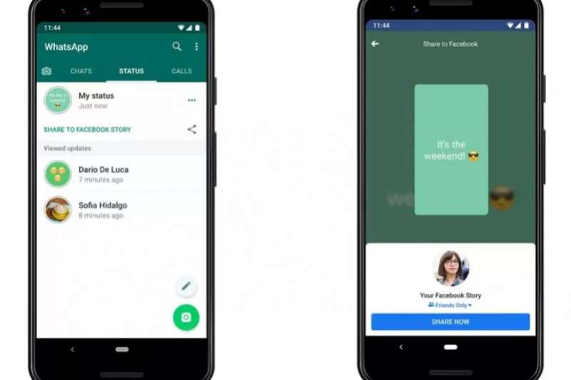 WhatsApp will Enable Automatic Status Sharing on Instagram and Facebook