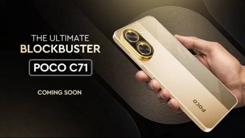 POCO C71 with 5,200mAh Battery and a 120Hz Display, will Launch in India on April 4