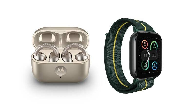 Motorola Introduces Moto Buds Loop Open-Ear Earbuds and Moto Watch Fit