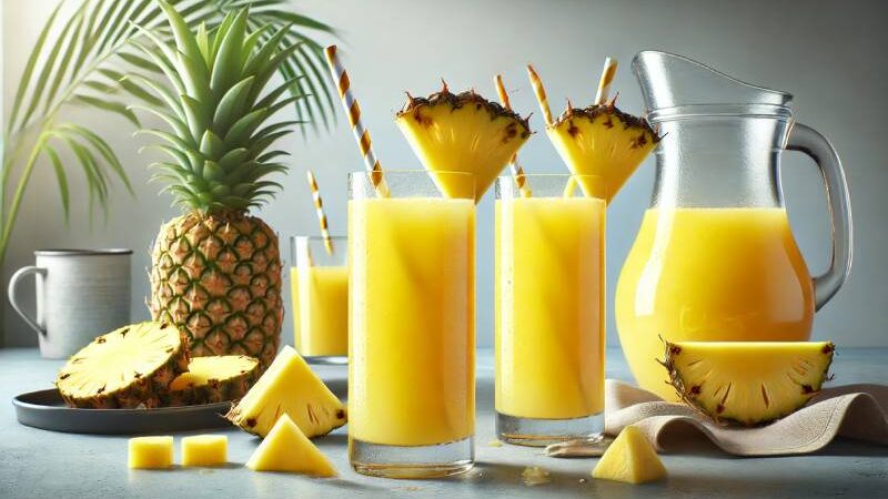 5 Health Benefits of Drinking Pineapple Juice
