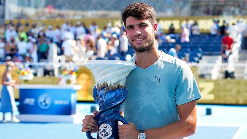 Carlos Alcaraz Wins the Cincinnati Open Championship After Sinner Retires