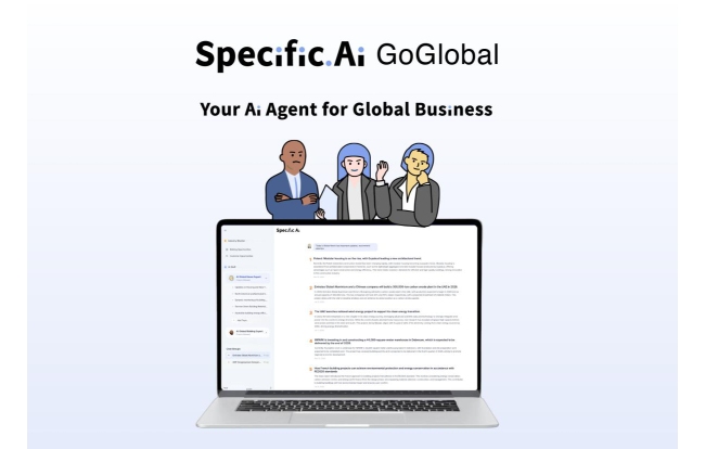 Overseas Expansion-Specialized AI Agent Specific AI Completes $1 Million Investment