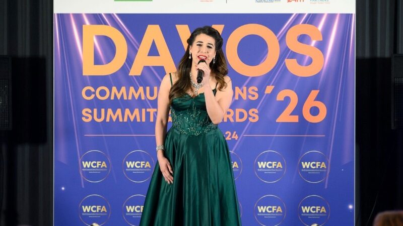 Victoria Kennedy Performs at the 2026 Davos Communications Summit Gala After Earning Silver for Victorious PR