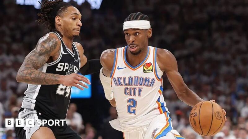 Thunder Crush Spurs in Game 5 to Move One Step From NBA Finals