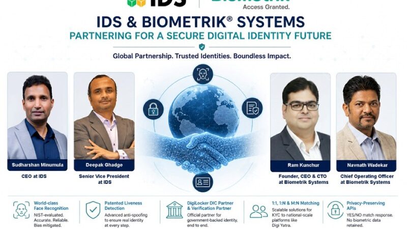 Intuitive Data Solutions Partners with Biometrik to Advance Digital Identity and Biometric Innovation